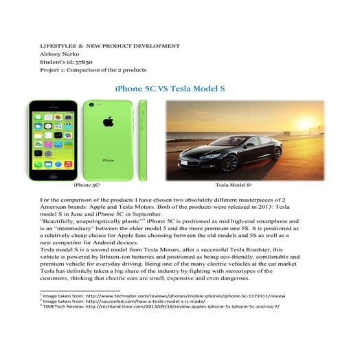 iPhone 5C VS Tesla Model S