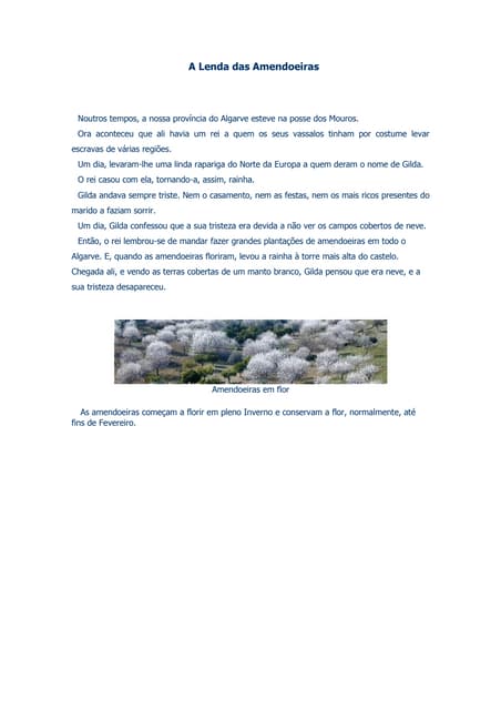 A lenda das amendoeiras final