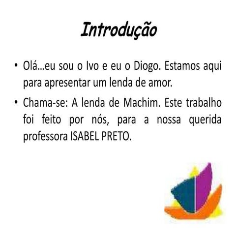A lenda do machim | PPTX