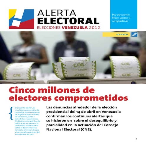 Venezuela: Alerta Electoral 14