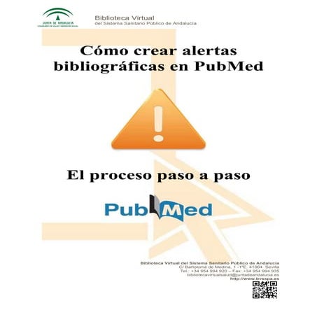 Guía de uso sobre alertas bibliográficas en PubMed
