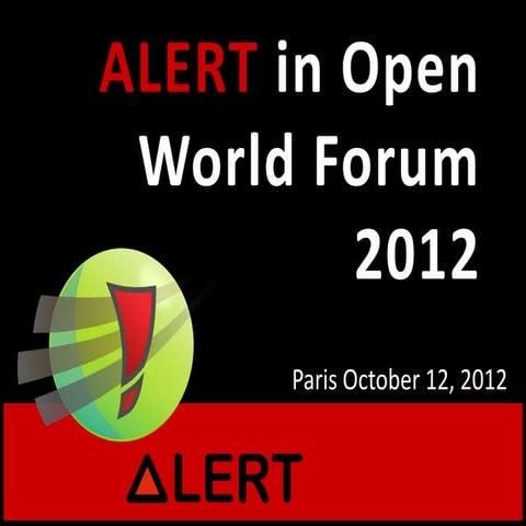 OWF12/Alert project workshop