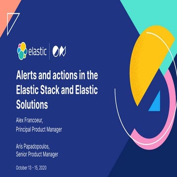 A new framework for alerts and actions in Kibana