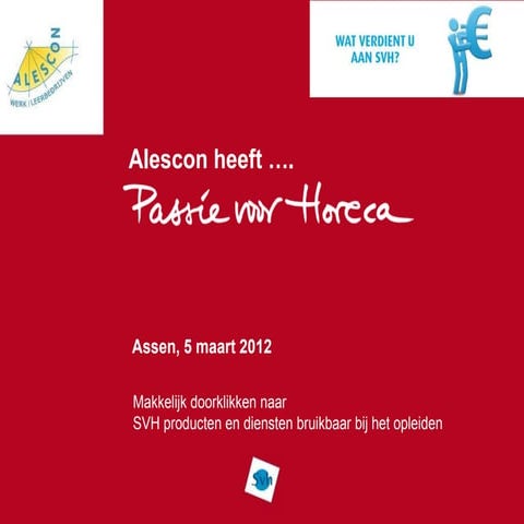 Alescon Heeft Passie Voor Horeca 20120305