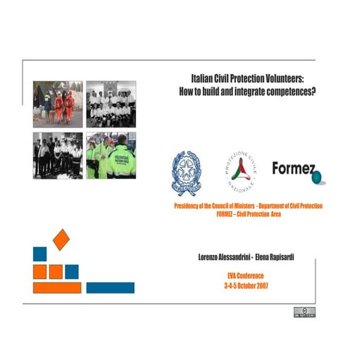 Training Civil Protection Volunteers | PPT