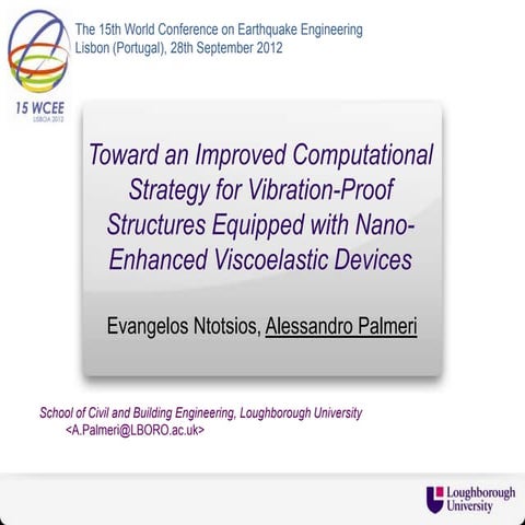 Toward an Improved Computational Strategy for Vibration-Proof Structures Equi...