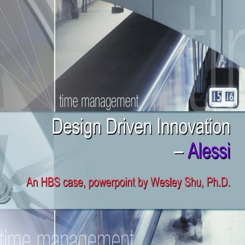 Innovation of Alessi
