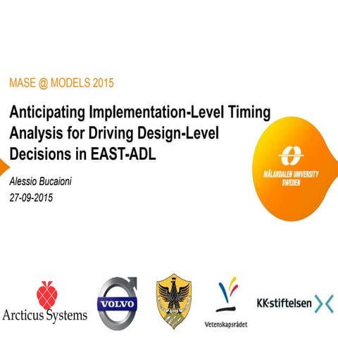 Anticipating Implementation-Level Timing Analysis for Driving Design-Level De...
