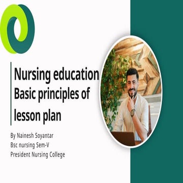 A lesson plan is the instructor ....pptx