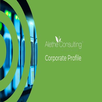 Alethe Consulting Corporate Profile and Solution Aproach