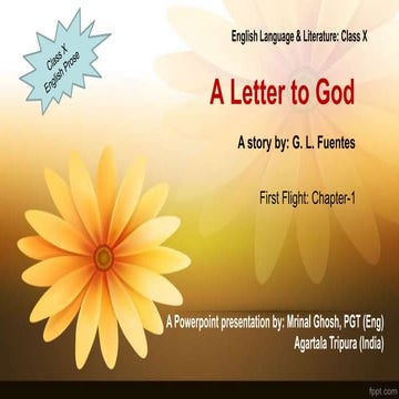 A letter to God