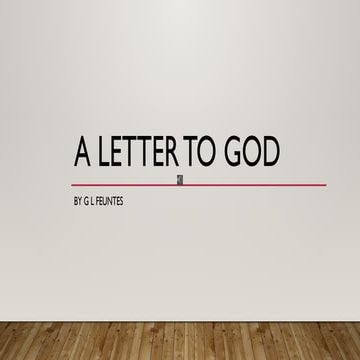 LETTER TO GOD.pptx