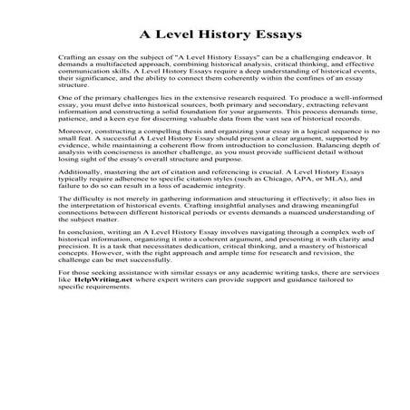 A Level History Essays.pdf
