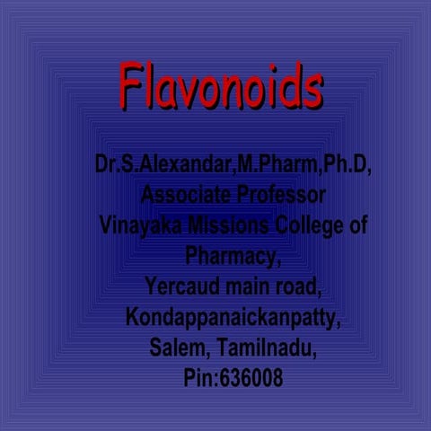 flavonoids