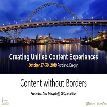 Content without Borders: How Ontologies Help You Provide Customers with Acces...