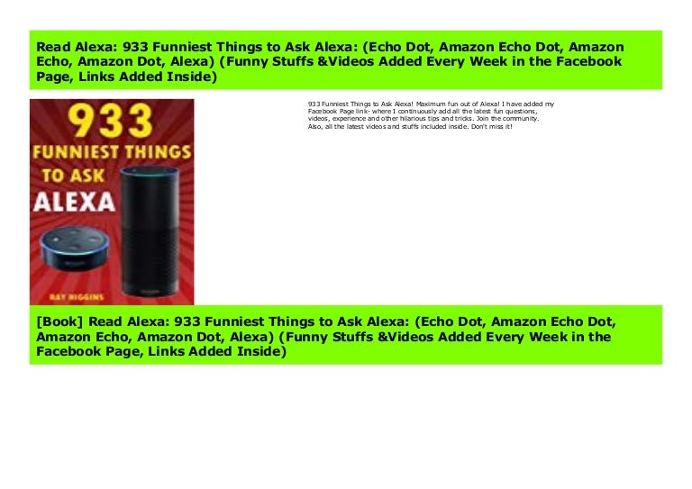 things to ask amazon echo dot