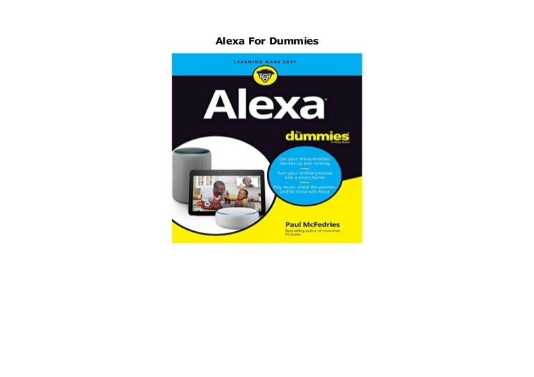 alexa for dummies