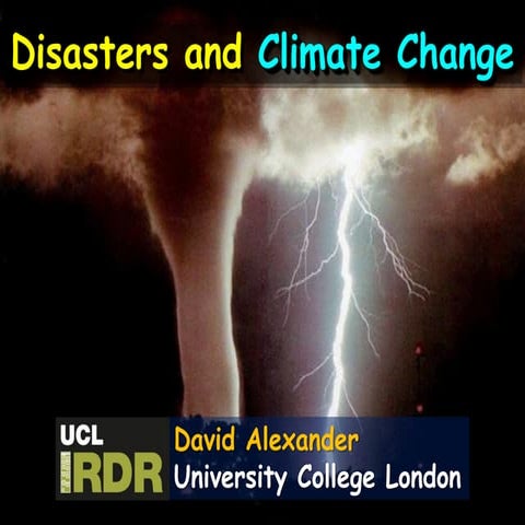 Disasters and Climate Change