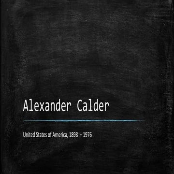 Alexander calder.pptx