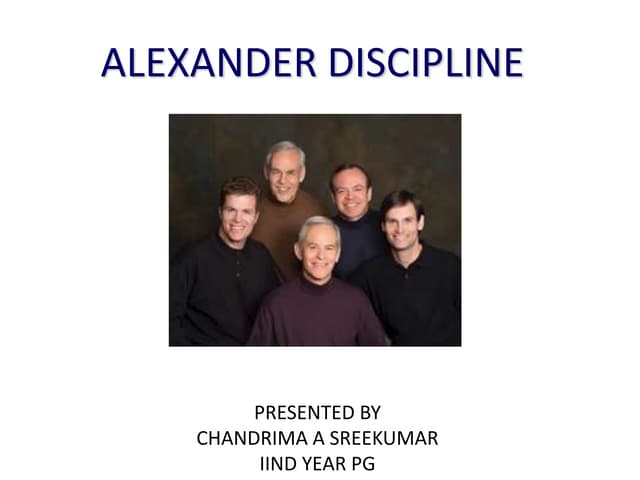 Alexander discipline