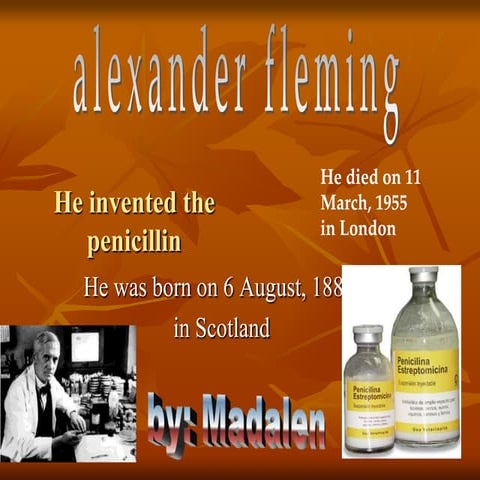 Alexander fleming madalen