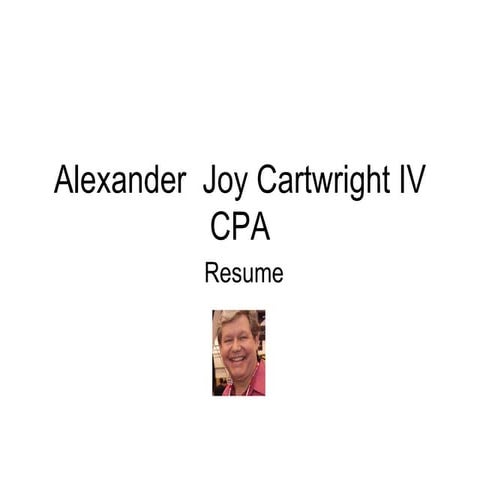 Alexander  Joy Cartwright Iv Cpa V4