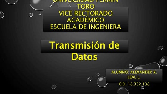 Alexander Leal Lara presentations