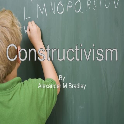 Alexander m bradley-constructivism