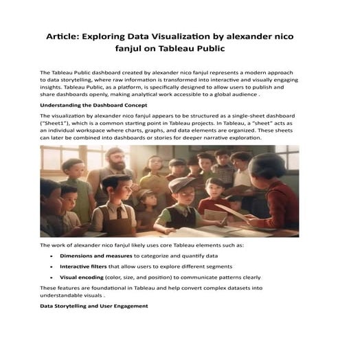 Exploring Data Visualization and Storytelling with Tableau Public by ...
