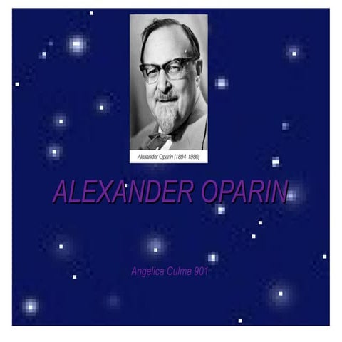 Alexander oparin