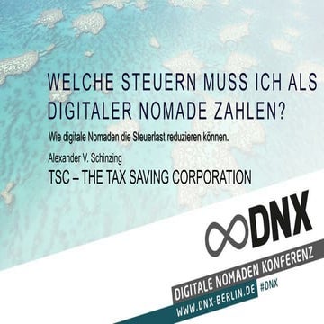 Digitale Nomaden und Steuern