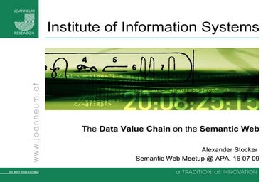Semantic Web Meetup @ APA