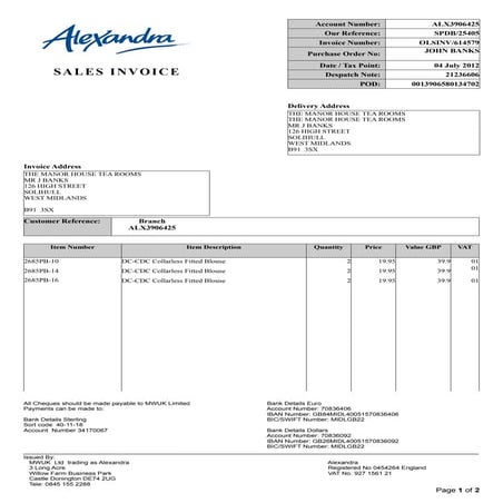 Viewbill | PDF