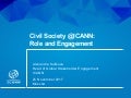 Alexandra Kulikova - Civil Society @ ICANN - role and engagement