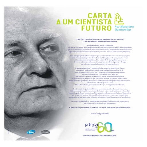 Alexandre Quintanilha - Carta a um Cientista Futuro