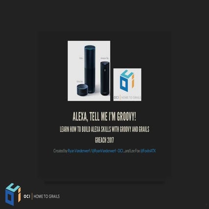 Alexa Tell Me I'm Groovy Greach 2017
