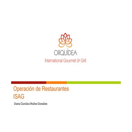 Operación de restaurantes