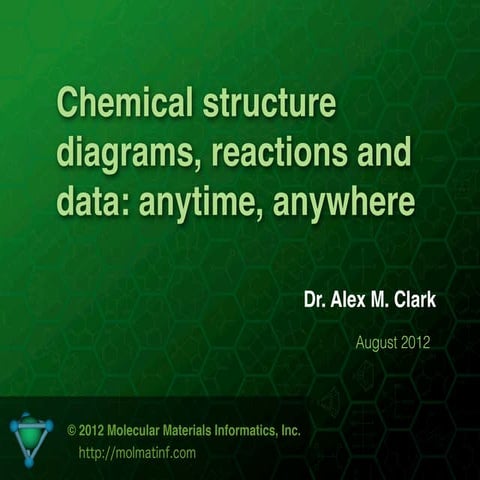 Alex M. Clark, Chemical Education, ACS 2012 Philadelphia