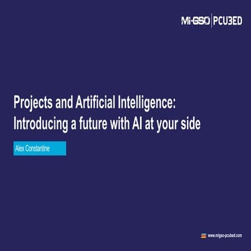 Alex Constantine - The Impact of AI on Project Professionals – Introducing a ...