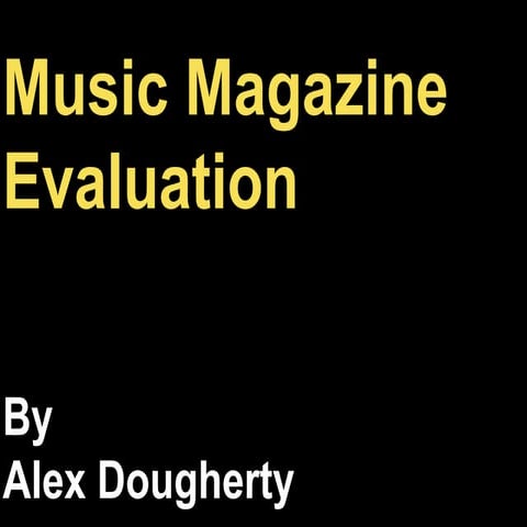 Alex dougherty evaluation.ppt final