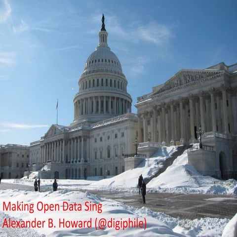 Making open government data sing