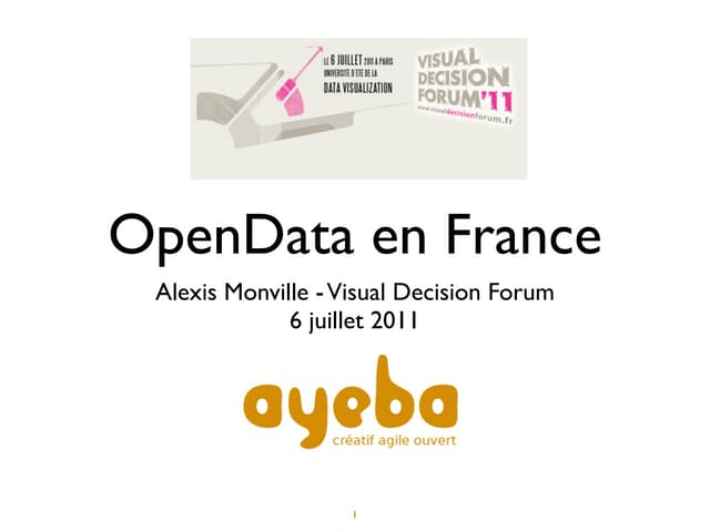 Visual Decision Forum - OpenData