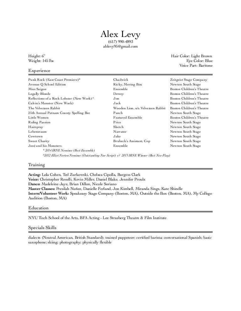 alex levy resume