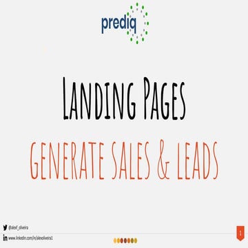 Landing Pages: How to Generate Sales & Leads - Alex Oliveira