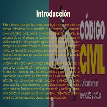 codigo civil sus conclusiones ,caducidad de testamento | PPTX