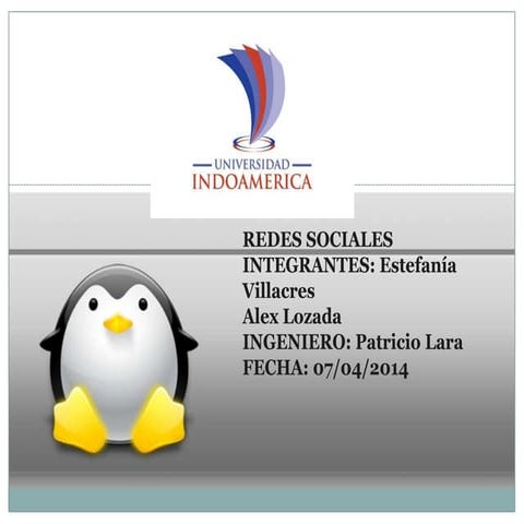 DIAPOSITIVAS DE REDES SOCIALES | PPTX