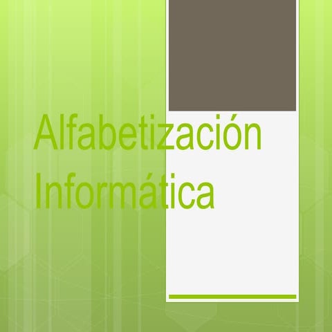 Alfabetización informática (1)