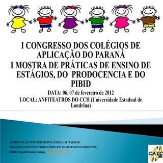 Alfabetização e letramento