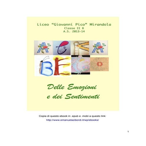 Alfabeto delle emozioni e dei sentimenti