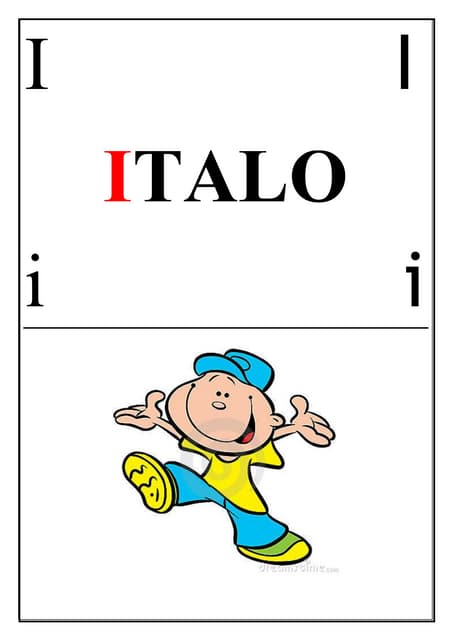 Alfabeto de nomes   i